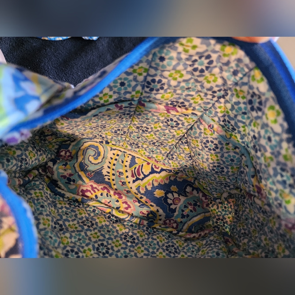 Vera Bradley Capri Blue purse and matching wallet/wristlet - Picture 4 of 7
